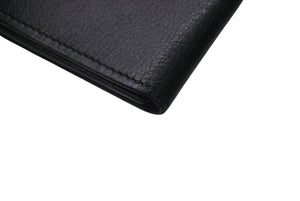 Cartier カルティエ マストライン カードケース パスケース 名刺入れ レザー ブラック シルバー金具 美品 中古 4c076333