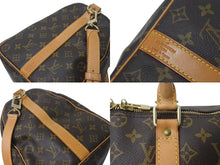 Load image into Gallery viewer, LOUIS VUITTON ルイヴィトン ボストンバッグ キーポル バンドリエール45 モノグラム M41418 ブラウン PVC ヌメ革 ゴールド金具 良品 中古 4c076338