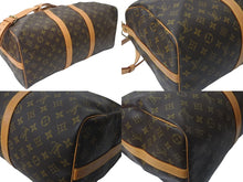 Load image into Gallery viewer, LOUIS VUITTON ルイヴィトン ボストンバッグ キーポル バンドリエール45 モノグラム M41418 ブラウン PVC ヌメ革 ゴールド金具 良品 中古 4c076338