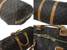Load image into Gallery viewer, LOUIS VUITTON ルイヴィトン ボストンバッグ キーポル バンドリエール45 モノグラム M41418 ブラウン PVC ヌメ革 ゴールド金具 良品 中古 4c076338
