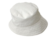 画像をギャラリービューアに読み込む, MIUMIU ミュウミュウ エンブロイダリー バケットハット ロゴ 5HC341 2DXI コットン ホワイト ブラック サイズL 美品 中古 4c076340