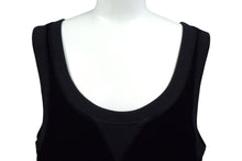 Load image into Gallery viewer, MIUMIU ミュウミュウ タンクトップ パンツ セットアップ ロゴパッチ ブラック ベロア サイズ36 42S 美品 中古 4c076341