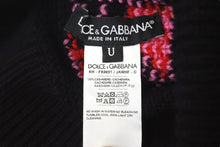 Load image into Gallery viewer, 極美品 DOLCE&amp;GABBANA ドルチェアンドガッバーナ ニット帽 帽子 キャップ ビーニー カシミヤ ブラック レッド 中古 4c076342