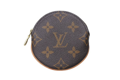 LOUIS VUITTON ルイヴィトン コインケース ポルトモネロン モノグラム キャンバス ブラウン M61926 円形 美品 中古 4c076345