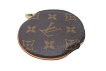画像をギャラリービューアに読み込む, LOUIS VUITTON ルイヴィトン コインケース ポルトモネロン モノグラム キャンバス ブラウン M61926 円形 美品 中古 4c076345