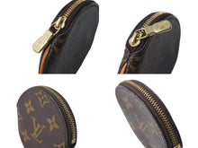 画像をギャラリービューアに読み込む, LOUIS VUITTON ルイヴィトン コインケース ポルトモネロン モノグラム キャンバス ブラウン M61926 円形 美品 中古 4c076345