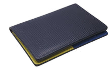 画像をギャラリービューアに読み込む, LOUIS VUITTON ルイヴィトン ポケットオーガナイザー ドゥ ポッシュ カードケース パスケース 名刺入れ M67891 ネイビー ブラック エピレザー ダミエキャンバス タイガレザー 良品 中古 4c076346