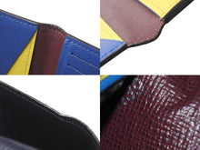 画像をギャラリービューアに読み込む, LOUIS VUITTON ルイヴィトン ポケットオーガナイザー ドゥ ポッシュ カードケース パスケース 名刺入れ M67891 ネイビー ブラック エピレザー ダミエキャンバス タイガレザー 良品 中古 4c076346