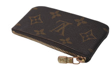 画像をギャラリービューアに読み込む, LOUIS VUITTON ルイヴィトン ポシェット クレ キー コインケース M62650 モノグラムキャンバス ブラウン ゴールド 良品 中古 4c076353