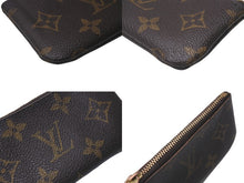 画像をギャラリービューアに読み込む, LOUIS VUITTON ルイヴィトン ポシェット クレ キー コインケース M62650 モノグラムキャンバス ブラウン ゴールド 良品 中古 4c076353