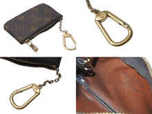 画像をギャラリービューアに読み込む, LOUIS VUITTON ルイヴィトン ポシェット クレ キー コインケース M62650 モノグラムキャンバス ブラウン ゴールド 良品 中古 4c076353