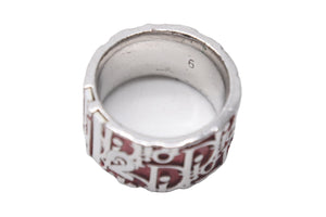 Christian Dior クリスチャンディオール トロッター No.2 リング 6号 シルバーカラー 美品 中古 4c076376