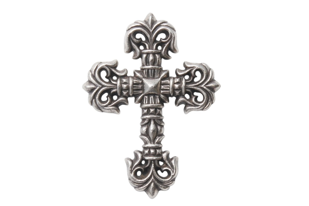 CHROME HEARTS クロムハーツ フィリグリークロス スモール ペンダントトップ チャーム 重量約89.6g シルバー925 美品 中古 62595