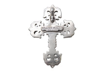 画像をギャラリービューアに読み込む, CHROME HEARTS クロムハーツ フィリグリークロス スモール ペンダントトップ チャーム 重量約89.6g シルバー925 美品 中古 62595