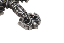 画像をギャラリービューアに読み込む, CHROME HEARTS クロムハーツ フィリグリークロス スモール ペンダントトップ チャーム 重量約89.6g シルバー925 美品 中古 62595