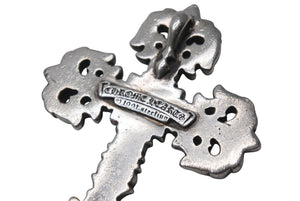CHROME HEARTS クロムハーツ フィリグリークロス スモール ペンダントトップ チャーム 重量約89.6g シルバー925 美品 中古 62595