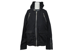 CHROME HEARTS クロムハーツ DEGENERATE ディジェネレイト ナイロンジャケット サイズM BSフレアパッチ レザー切替 美品 中古 4c076360