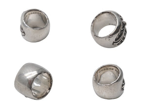 CHROME HEARTS クロムハーツ CLASSIC OVAL クラシック オーバルクロス リング 重量約41.9g サイズ18号 シルバー925 美品 中古 4c076361