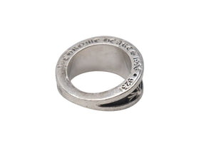CHROME HEARTS クロムハーツ ナローVバンド CHプラスリング 指輪 サイズ12.5号 重量約13.6g シルバ−925 美品 中古 4c076362