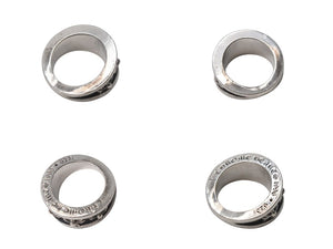 CHROME HEARTS クロムハーツ ナローVバンド CHプラスリング 指輪 サイズ12.5号 重量約13.6g シルバ−925 美品 中古 4c076362