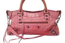 Load image into Gallery viewer, BALENCIAGA バレンシアガ ザ ファースト 2WAY ハンドバッグ ワンショルダー ピンク レザー 103208 良品 中古 4c076364