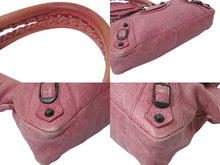 Load image into Gallery viewer, BALENCIAGA バレンシアガ ザ ファースト 2WAY ハンドバッグ ワンショルダー ピンク レザー 103208 良品 中古 4c076364