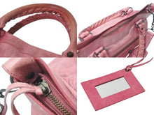 Load image into Gallery viewer, BALENCIAGA バレンシアガ ザ ファースト 2WAY ハンドバッグ ワンショルダー ピンク レザー 103208 良品 中古 4c076364