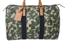 Load image into Gallery viewer, LOUIS VUITTON ルイヴィトン モノグラム フラージュ スピーディ 35 バッグ カモフラ グリーン M95773 村上隆 美品 中古 4c076366