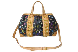 LOUIS VUITTON ルイヴィトン コートニーGM 2WAY ハンドバッグ ショルダーバッグ M40261 スタッズ ブラック マルチカラー 美品 中古 4c076367