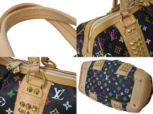 Load image into Gallery viewer, LOUIS VUITTON ルイヴィトン コートニーGM 2WAY ハンドバッグ ショルダーバッグ M40261 スタッズ ブラック マルチカラー 美品 中古 4c076367