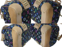 Load image into Gallery viewer, LOUIS VUITTON ルイヴィトン コートニーGM 2WAY ハンドバッグ ショルダーバッグ M40261 スタッズ ブラック マルチカラー 美品 中古 4c076367