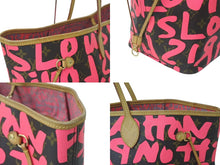 画像をギャラリービューアに読み込む, 極美品 LOUIS VUITTON ルイヴィトン トートバッグ ネヴァーフルGM モノグラムグラフィティ フューシャ M93701 中古 4c076368