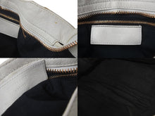 Load image into Gallery viewer, BALENCIAGA バレンシアガ ザ ジャイアント シティ 2WAY ハンドバッグ ホワイト カーフ 173084 良品 中古 4c076369