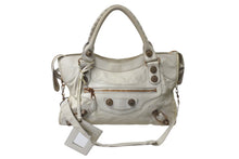 Load image into Gallery viewer, BALENCIAGA バレンシアガ ザ ジャイアント シティ 2WAY ハンドバッグ ホワイト カーフ 173084 良品 中古 4c076369