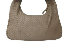 Load image into Gallery viewer, BOTTEGA VENETA ボッテガヴェネタ イントレチャート ホーボー ワンショルダーバッグ ミデュアム ベージュ 115653 良品 中古 4c076370
