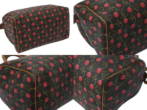 LOUIS VUITTON ルイヴィトン モノグラムチェリー スピーディ25 ハンドバッグ M95009 村上隆 ブラウン 美品 中古 4c076371