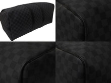 Load image into Gallery viewer, LOUIS VUITTON ルイヴィトン キーポル バンドリエール55 ボストンバッグ N41413 ダミエグラフィット ブラック 美品 中古 4c076374
