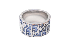 Christian Dior クリスチャンディオール トロッター No.2 リング 7号 シルバーカラー 美品 中古 4c076375 