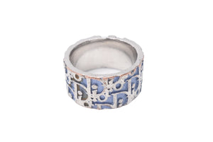 Christian Dior クリスチャンディオール トロッター No.2 リング 7号 シルバーカラー 美品 中古 4c076375 