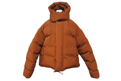 極美品 ENTIRE STUDIOS 22AW ダウンジャケット ES2034 オレンジ サイズM ナイロン ポリエステル 中古 4c076377