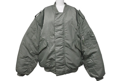 新品未使用 ENTIRE STUDIOS V-22 BOMBER ボンバージャケット ES2305 カーキ サイズL 中古 4c076378