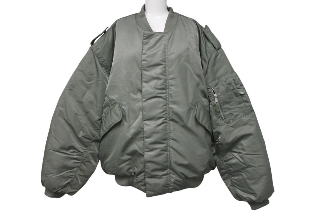 新品未使用 ENTIRE STUDIOS V-22 BOMBER ボンバージャケット ES2305 カーキ サイズL 中古 4c076378