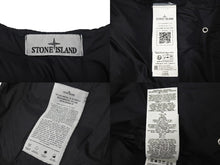 画像をギャラリービューアに読み込む, 極美品 STONE ISLAND ストーンアイランド 22AW ナイロン ダウンベスト 7715G1019 ブラック サイズL 中古 4c076381