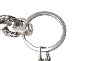 Chrome Hearts クロムハーツ シルバーキーチェーン CLP CHN FANCY-L ロングファンシーリンク 8LINK 83.7g 美品 中古 4c076383