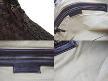 Load image into Gallery viewer, BOTTEGA VENETA ボッテガヴェネタ ホーボー イントレチャート ワンショルダーバッグ 115654 ブラウン 美品 中古 4c076397