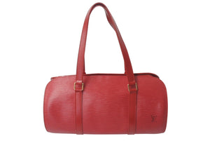 極美品 LOUIS VUITTON ルイヴィトン エピ スフロ ハンドバッグ レザー カスティリアンレッド M52227 エピレザー 中古 4c076400