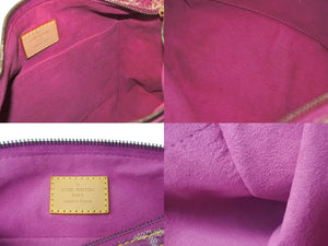 LOUIS VUITTON ルイヴィトン バギーPM モノグラムデニム ショルダーバッグ M95212 デニム レザー ピンク 美品 中古 4c076401
