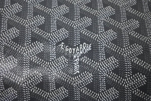 新品同様 GOYARD ゴヤール アンジュ ミニ ハンドバッグ リバーシブル ミニトートバッグ ゴヤールディンキャンバス グレー 中古 4c076412