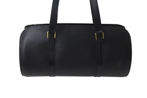 極美品 LOUIS VUITTON ルイヴィトン ハンドバッグ M52862 スフロ ノワール ゴールド金具 ブラック 中古 4c076420