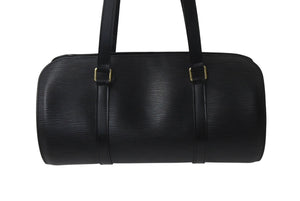 極美品 LOUIS VUITTON ルイヴィトン ハンドバッグ M52862 スフロ ノワール ゴールド金具 ブラック 中古 4c076420